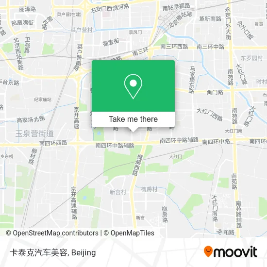卡泰克汽车美容 map