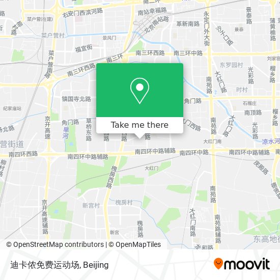 迪卡侬免费运动场 map