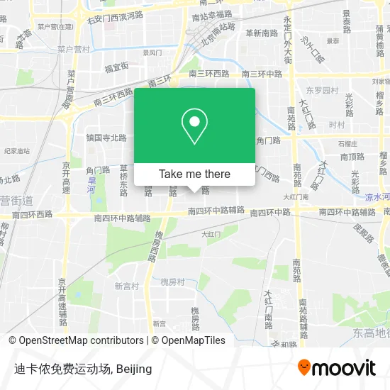 迪卡侬免费运动场 map