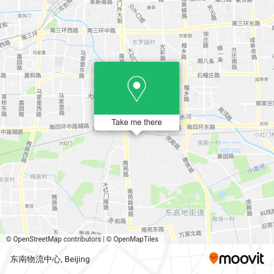 东南物流中心 map