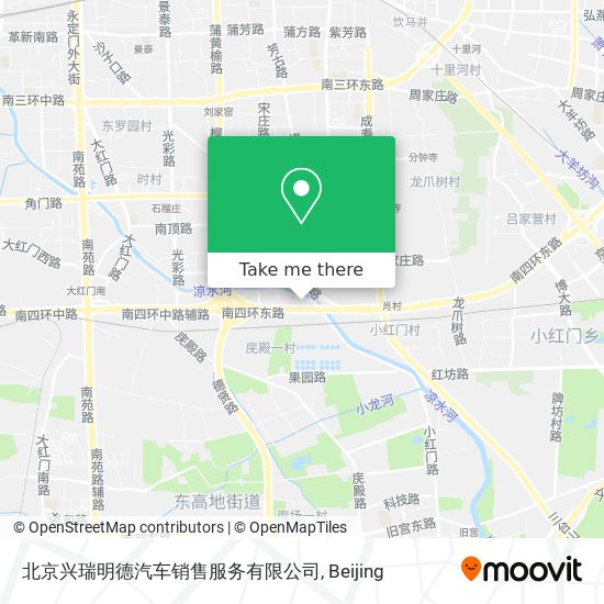 北京兴瑞明德汽车销售服务有限公司 map