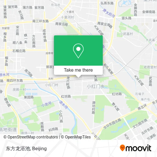 东方龙浴池 map