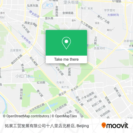 拓展工贸发展有限公司十八里店北桥店 map