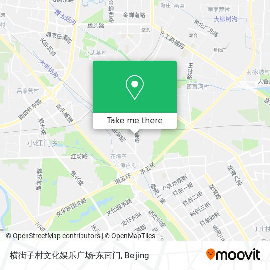 横街子村文化娱乐广场-东南门 map