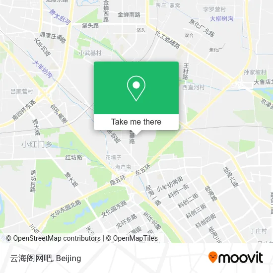 云海阁网吧 map