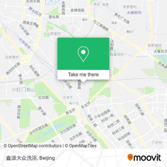 鑫源大众洗浴 map