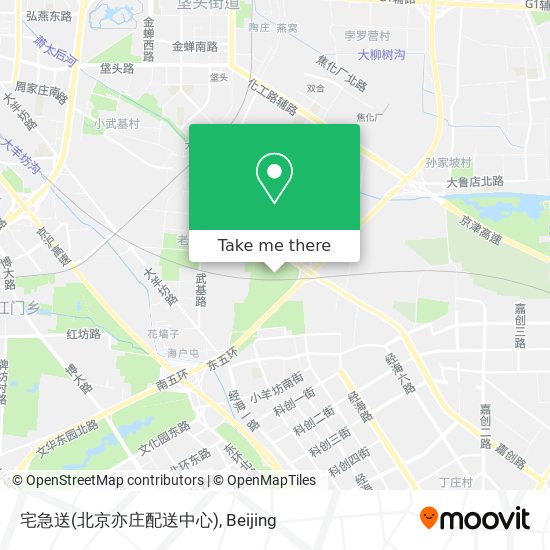 宅急送(北京亦庄配送中心) map