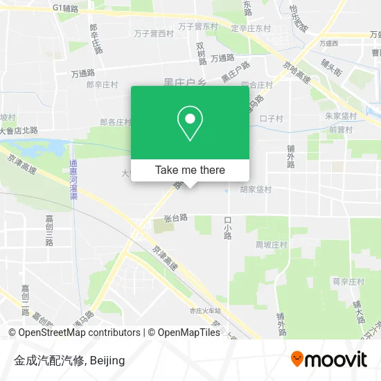 金成汽配汽修 map