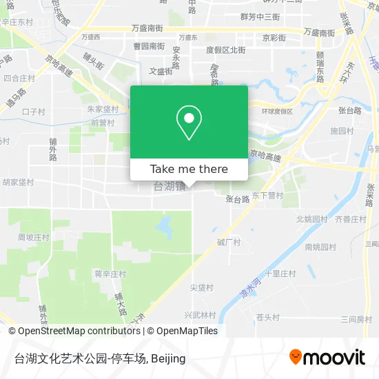 台湖文化艺术公园-停车场 map