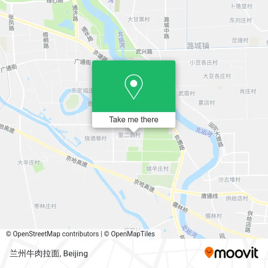 兰州牛肉拉面 map