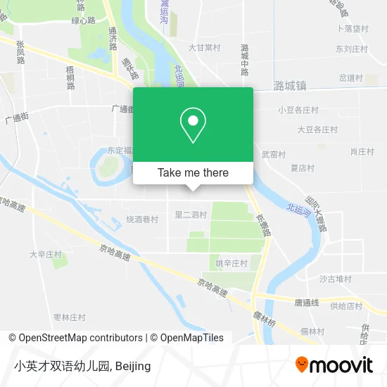 小英才双语幼儿园 map