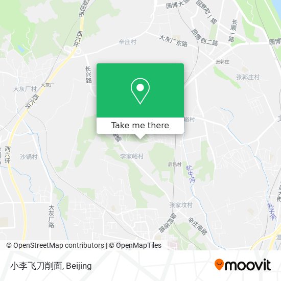 小李飞刀削面 map
