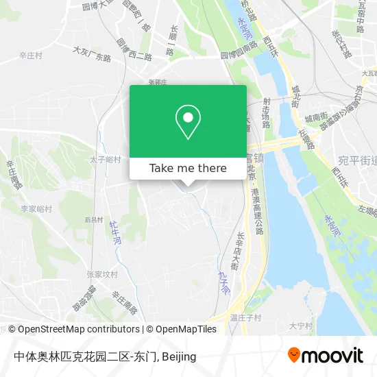 中体奥林匹克花园二区-东门 map