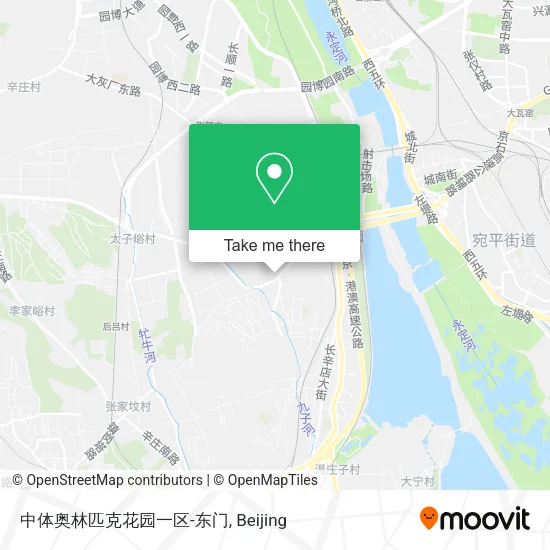 中体奥林匹克花园一区-东门 map