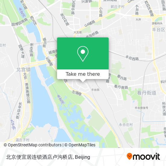 北京便宜居连锁酒店卢沟桥店 map