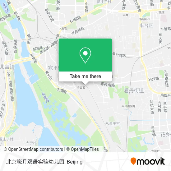 北京晓月双语实验幼儿园 map