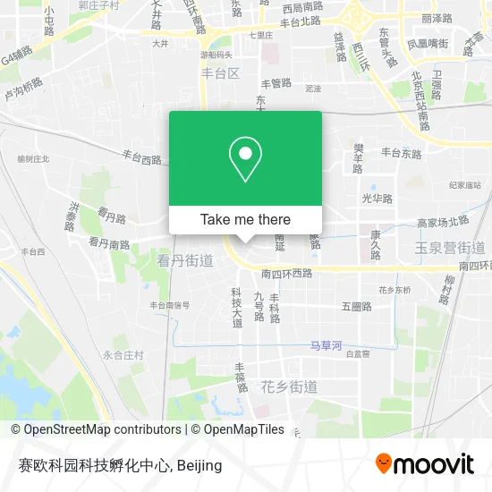 赛欧科园科技孵化中心 map