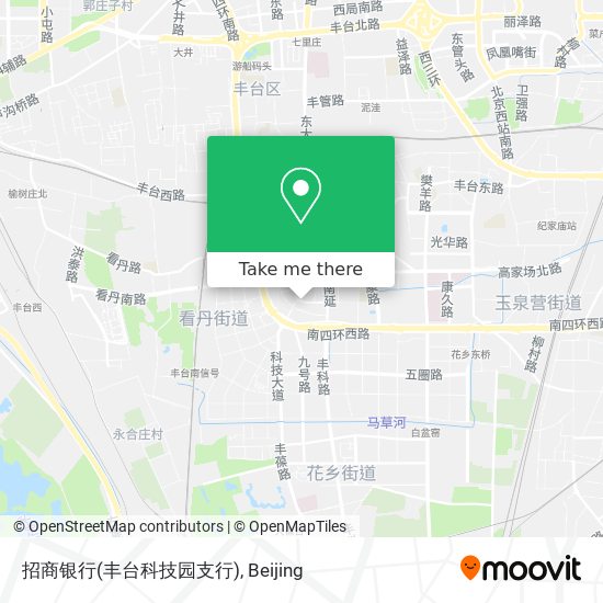 招商银行(丰台科技园支行) map