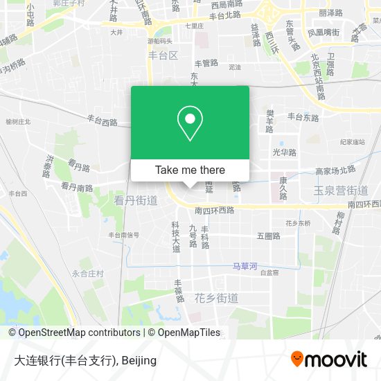 大连银行(丰台支行) map