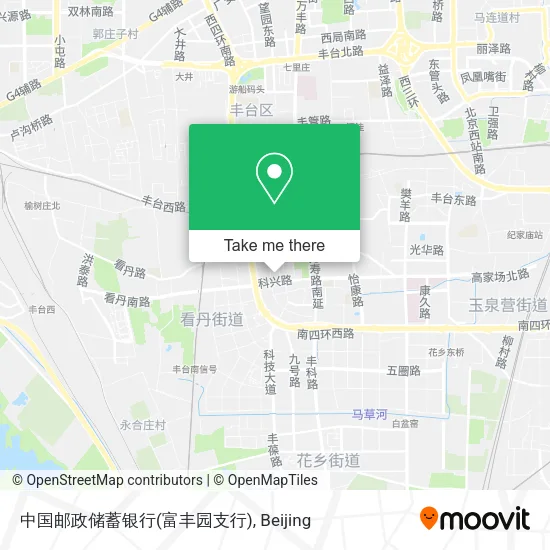 中国邮政储蓄银行(富丰园支行) map