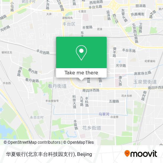 华夏银行(北京丰台科技园支行) map