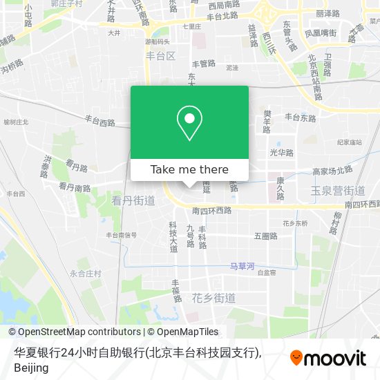 华夏银行24小时自助银行(北京丰台科技园支行) map