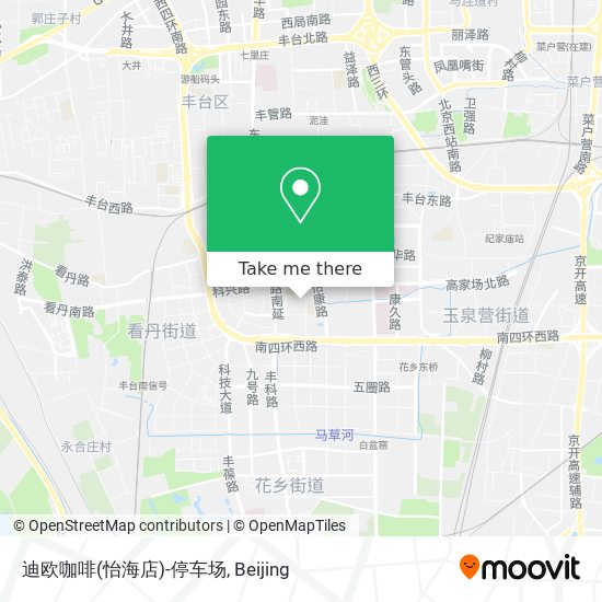 迪欧咖啡(怡海店)-停车场 map