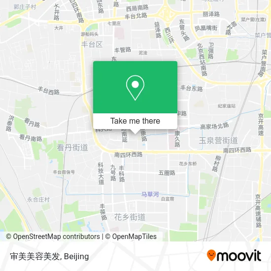 审美美容美发 map