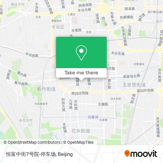 恒富中街7号院-停车场 map