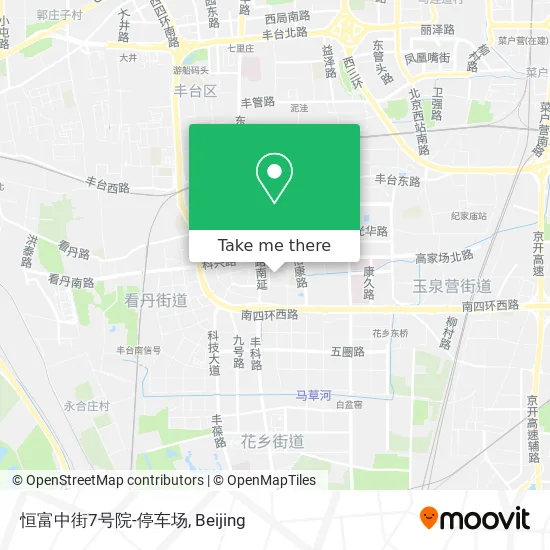 恒富中街7号院-停车场 map