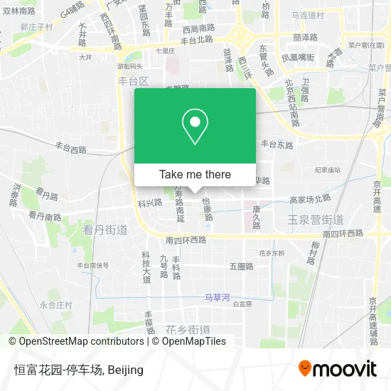 恒富花园-停车场 map