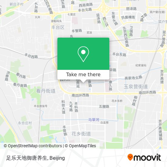 足乐天地御唐养生 map