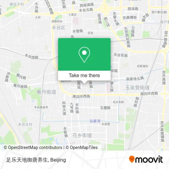 足乐天地御唐养生 map