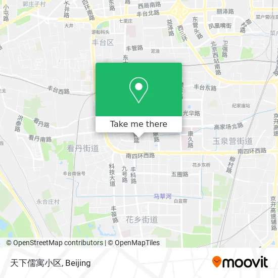 天下儒寓小区 map