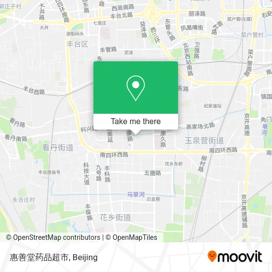 惠善堂药品超市 map