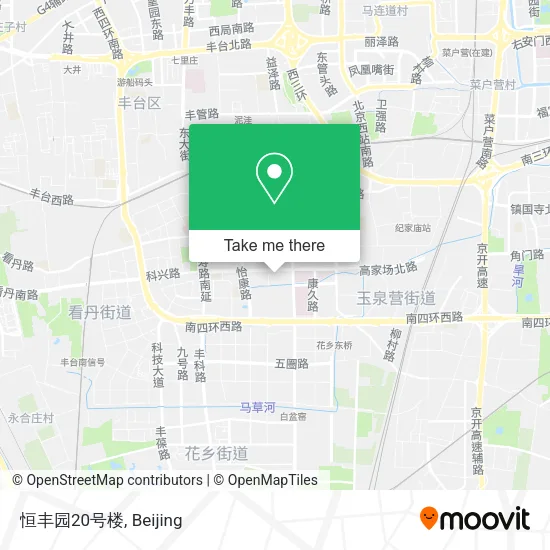 恒丰园20号楼 map