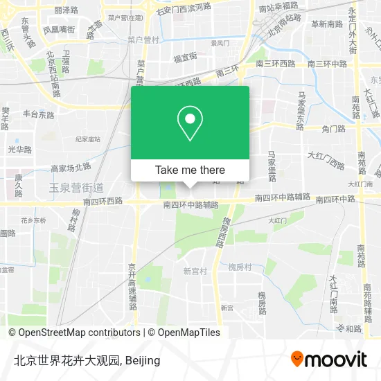 北京世界花卉大观园 map