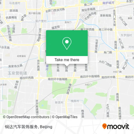铜达汽车装饰服务 map