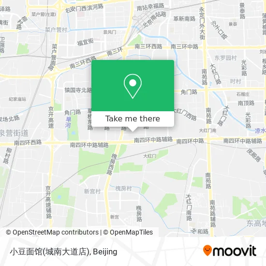 小豆面馆(城南大道店) map