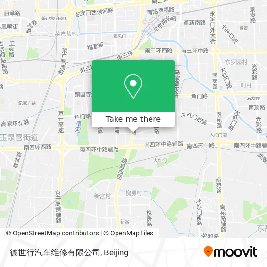 德世行汽车维修有限公司 map