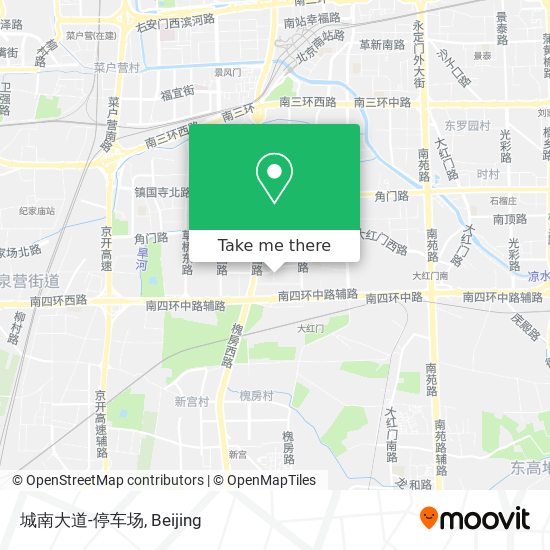 城南大道-停车场 map