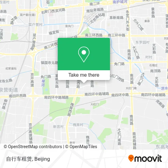 自行车租赁 map