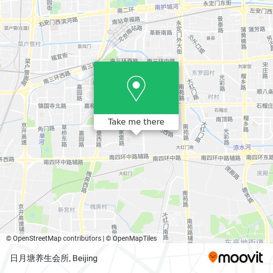 日月塘养生会所 map