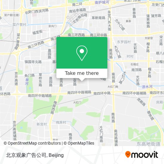 北京观象广告公司 map