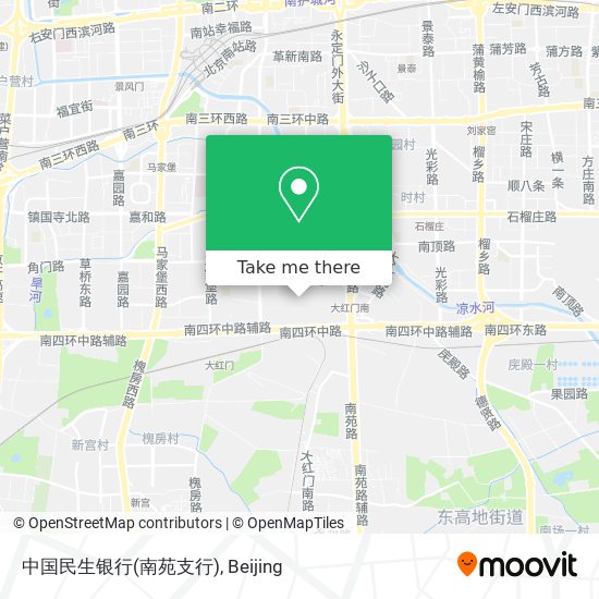 中国民生银行(南苑支行) map