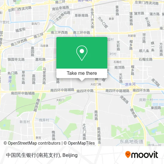 中国民生银行(南苑支行) map