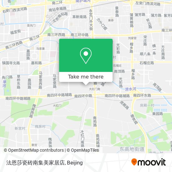 法恩莎瓷砖南集美家居店 map