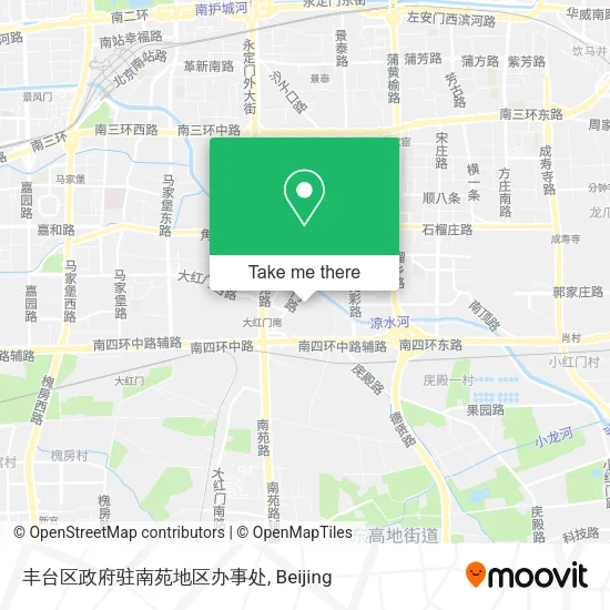 丰台区政府驻南苑地区办事处 map