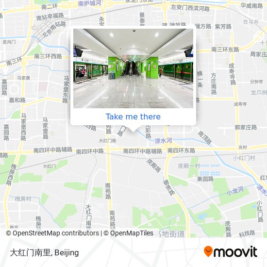 大红门南里 map