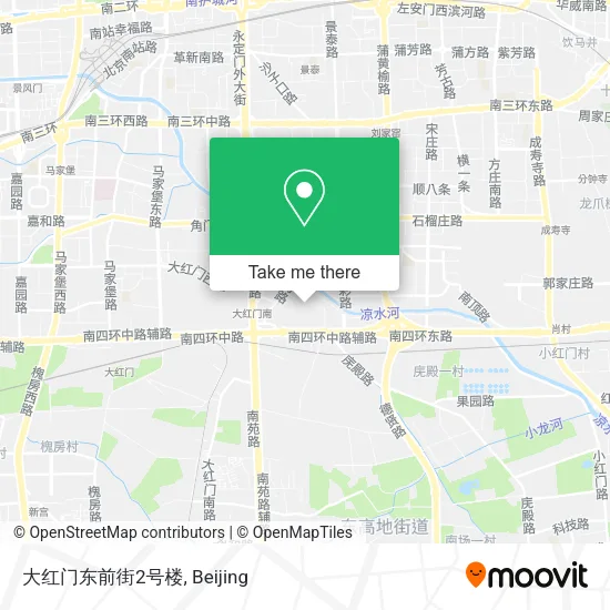 大红门东前街2号楼 map